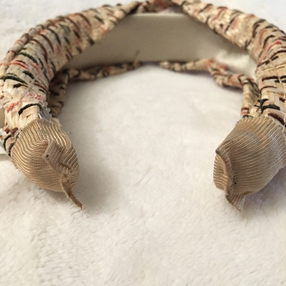 RARE NWT ANTHROPOLOGIE Zig-Zag Textured Woven Knotted Headband - Picture 8 of 16